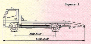 JAC N-120 эвакуатор ломаная платформа.