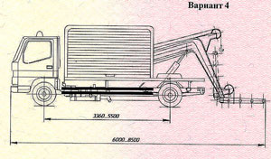 JAC N-120 эвакуатор частичная погрузка.