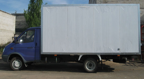Фургон для холодильных установок грузоподъемность 1500 кг.